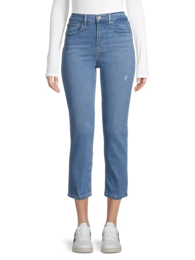 Levi's Women's High-rise Cropped Straight Jeans In Rio Top