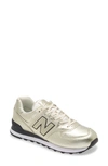 New Balance 574 Metallic Women's Sneaker In Gold