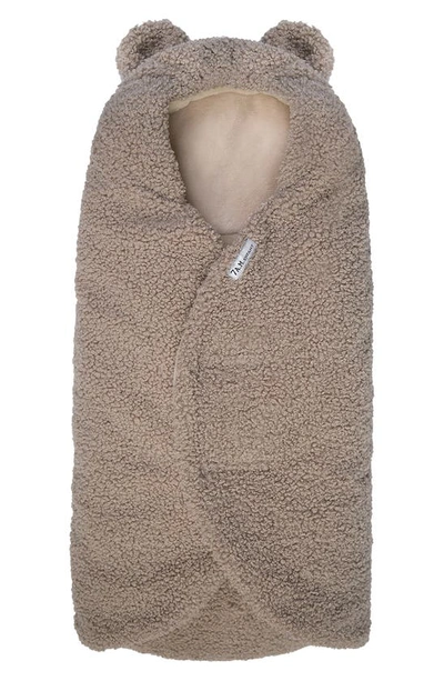 7 A.m. Enfant Nido Teddy Wrap Swaddle In Oatmeal Teddy