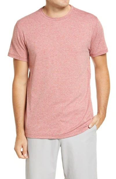 Vineyard Vines On-the-go Performance T-shirt In Rosewood