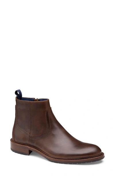 Johnston & Murphy Knox Boot In Brandy