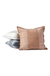 Coyuchi Sonoma Organic Cotton Pillow Cover In Ginger W/ Undyed Stripe