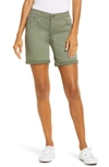 Wit & Wisdom 'ab'solution Stretch Twill Shorts In Lily Pad