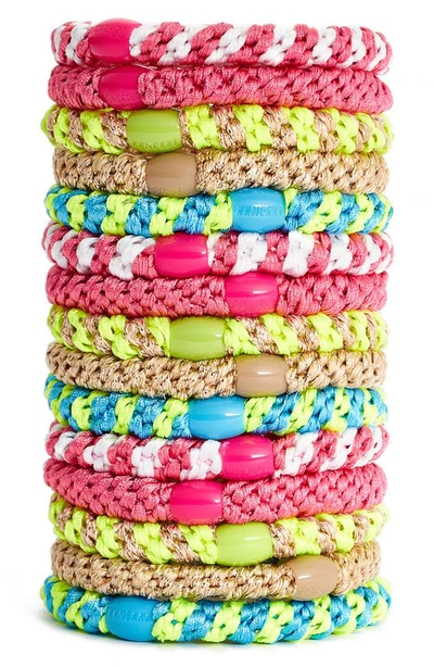L Erickson Grab & Go 15-pack Braided Ponytail Holders In Miami
