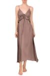 Everyday Ritual Sophia Nightgown In Chocolate