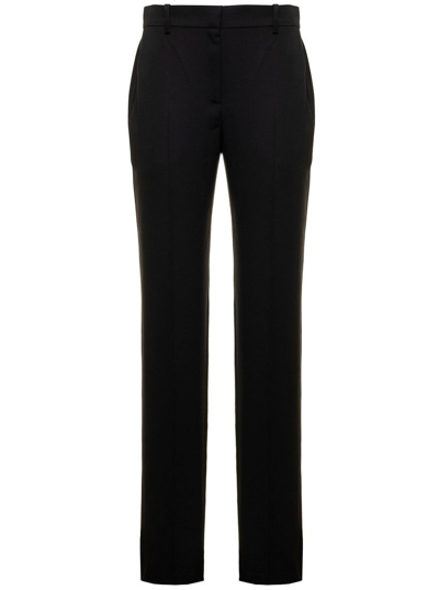 Alexander Mcqueen Straight-leg Pants In Nero