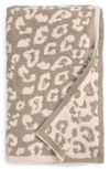 Barefoot Dreamsr In The Wild Throw Blanket In Dark Khaki/stone