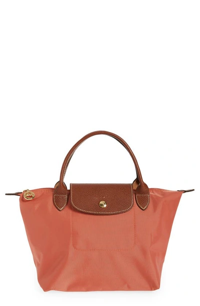 Longchamp 'mini Le Pliage' Handbag In Blush