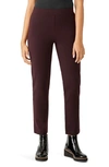 Eileen Fisher Slim Ankle Pants In Casis