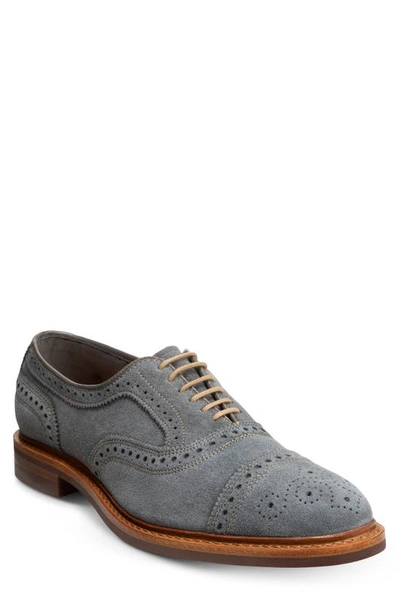 Allen Edmonds Men's Strandmok Suede Oxford Shoes In Slate