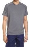 Peter Millar Short Sleeve Performance T-shirt In Iron