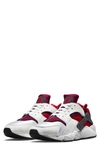 Nike Air Huarache Sneaker In White/ Red