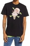 Icecream Nesting Graphic Tee In Black
