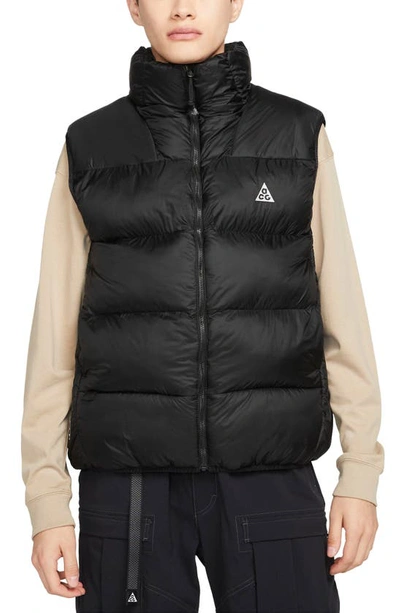 Nike Therma-fit Adv Acg Lunar Lake Puffer Vest In Black Nike Therma-fit Adv Acg Lunar Lake Puffer Vest In Black