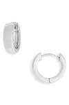 Nordstrom Demi Fine Huggie Earrings In Sterling Silver Plated