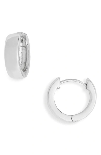 Nordstrom Demi Fine Huggie Earrings In Sterling Silver Plated