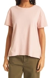 Nili Lotan Brady T-shirt In Dusty Pink