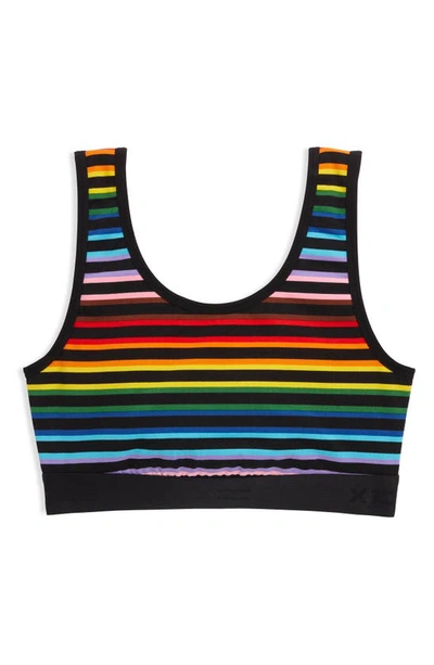 Tomboyx Essentials Soft Bra In Progress Pride Stripe