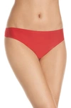 Chantelle Lingerie Soft Stretch Thong In Poppy Red
