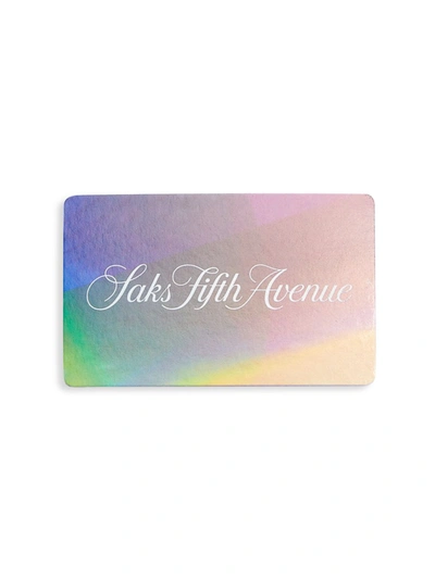 Saks Fifth Avenue Signature Iridescent Gift Card