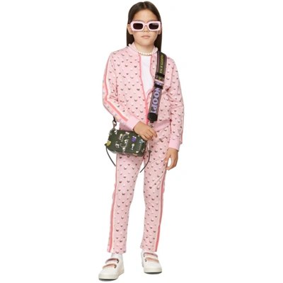Marc Jacobs Kids Pink 'the Track Jacket' Jacket In 45t Pink