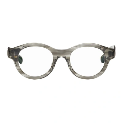 Matsuda Grey M1021 Glasses In Grey Ston