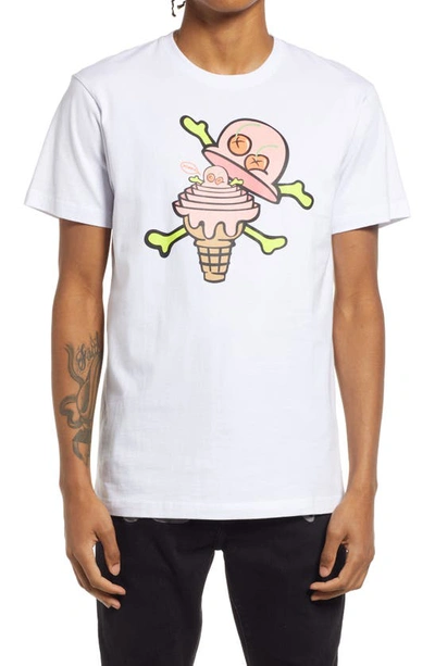 Icecream Nesting Graphic Tee In White