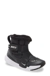 Nike Kids' Flex Advance Slip-on Snow Boot In Black/ White/ Smoke Grey/ Red