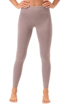 Threads 4 Thought Monica High Waist Crop Leggings In Heather Sorrel