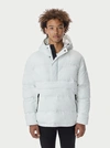 The Very Warm Men's Packable Pullover Puffer Jacket In White