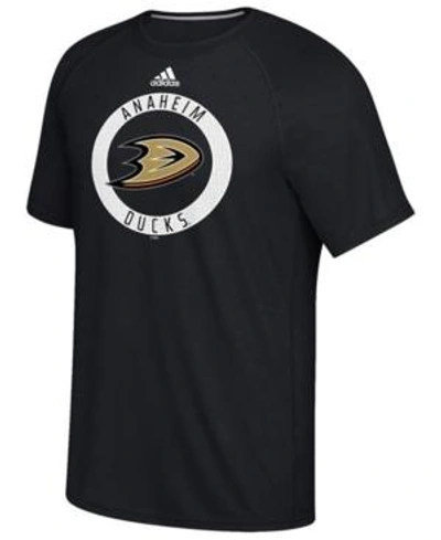 Adidas Originals Adidas Men's Anaheim Ducks Ultimate Practice T-shirt In Black