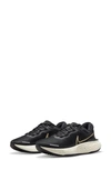 Nike Zoomx Invincible Run Flyknit Running Shoe In Black/ Metallic Gold/ Sail