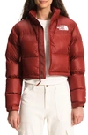 The North Face Nuptse® 700 Fill Power Down Short Jacket In Brick House Red