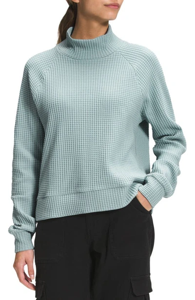 The North Face Long Sleeve Chabot T-shirt In Silver Blue
