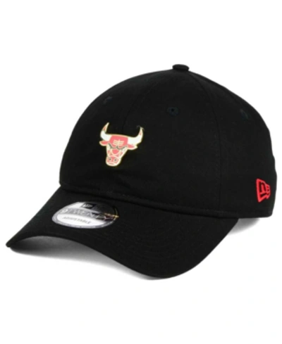 New Era Chicago Bulls League 9forty Adjustable Cap In Black