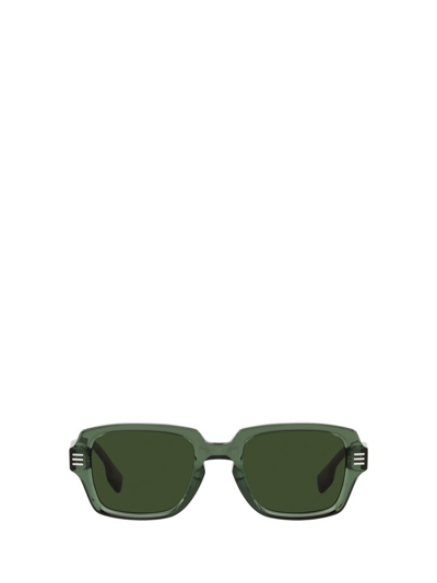 Burberry Eyewear Eldon Square-frame Sunglasses In 394671 Green