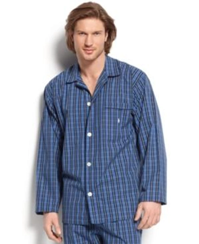 Polo Ralph Lauren Men's Harwich Plaid 100% Cotton Long-sleeved Pajama Top