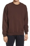 Reigning Champ Relaxed Crewneck Sweatshirt In Earth