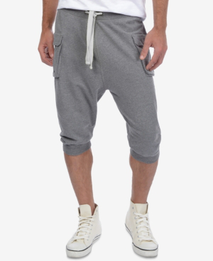 mens cropped cargo pants