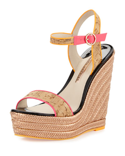 Sophia Webster Lucita Colorblock Espadrille Sandal, Ipanema | ModeSens