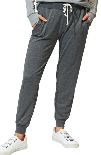Threads 4 Thought Connie Fleece Joggers In Heather Charcoal