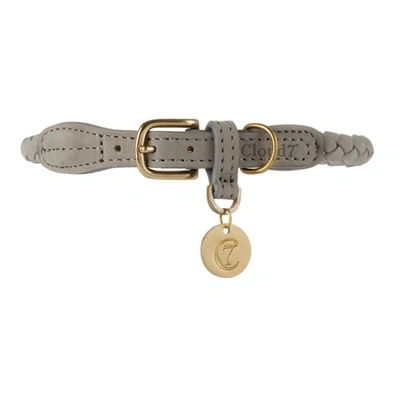 Cloud7 Grey Large Ravello Collar In Taupe