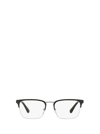 Prada Pr 54tv Black / Gunmetal Male Eyeglasses