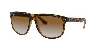Ray Ban Boyfriend Sunglasses Tortoise Frame Brown Lenses 60-15