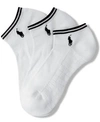 Polo Ralph Lauren Men's Socks, Atheltic Technical Low Cut No Show Performance 3 Pack In White