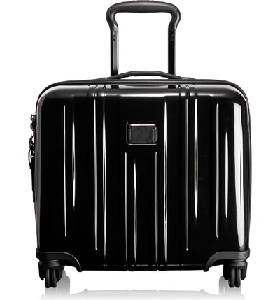 Tumi V3 Compact Carry-on Spinner Briefcase - Black