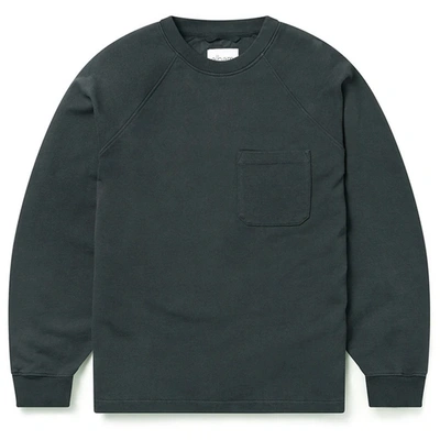 Albam Motormans Pigment Dyed Smock Charcoal In Black