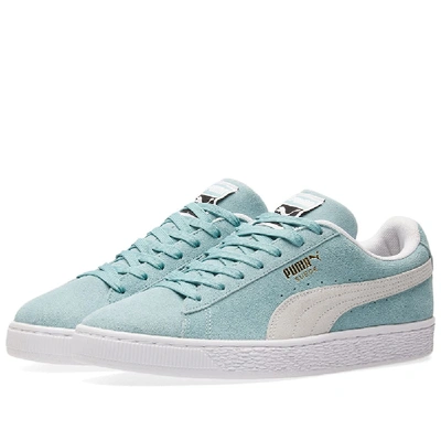 Puma Men's Suede Classic+ Casual Sneakers From Finish Line In Green