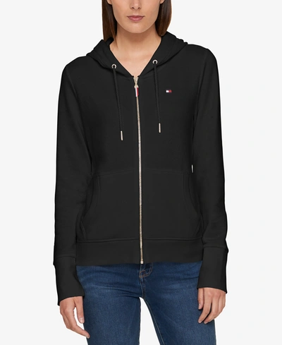 Tommy Hilfiger Women's French Terry Hoodie, Created For Macy's In Scarlet