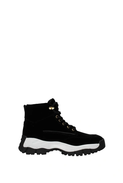 Tod's Sneakers Velvet In Black